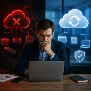 Backup vs. Sincronização:Por que o uso de ferramentas pessoais coloca sua empresa em risco?